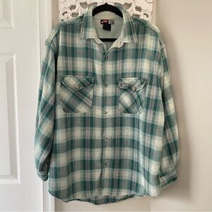 Rusty Men's Vintage 90s Y2K Plaid Shirt Jacket Shacket Surfer Skater Alt Sz L